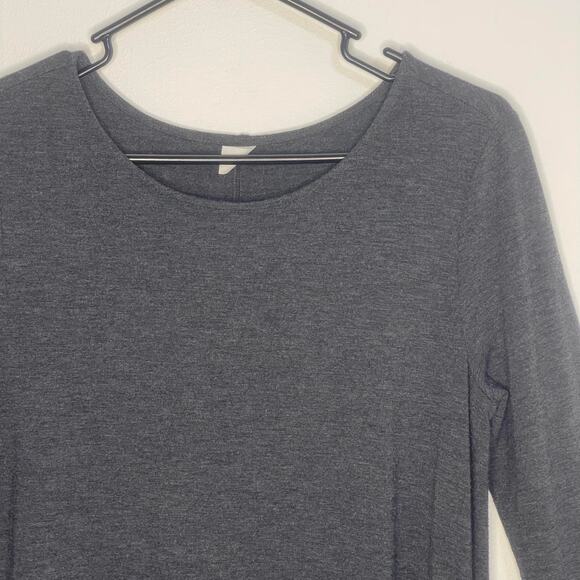 Old Navy women's medium dress gray knit tunic stretchy soft comfortable - Picture 2 of 12
